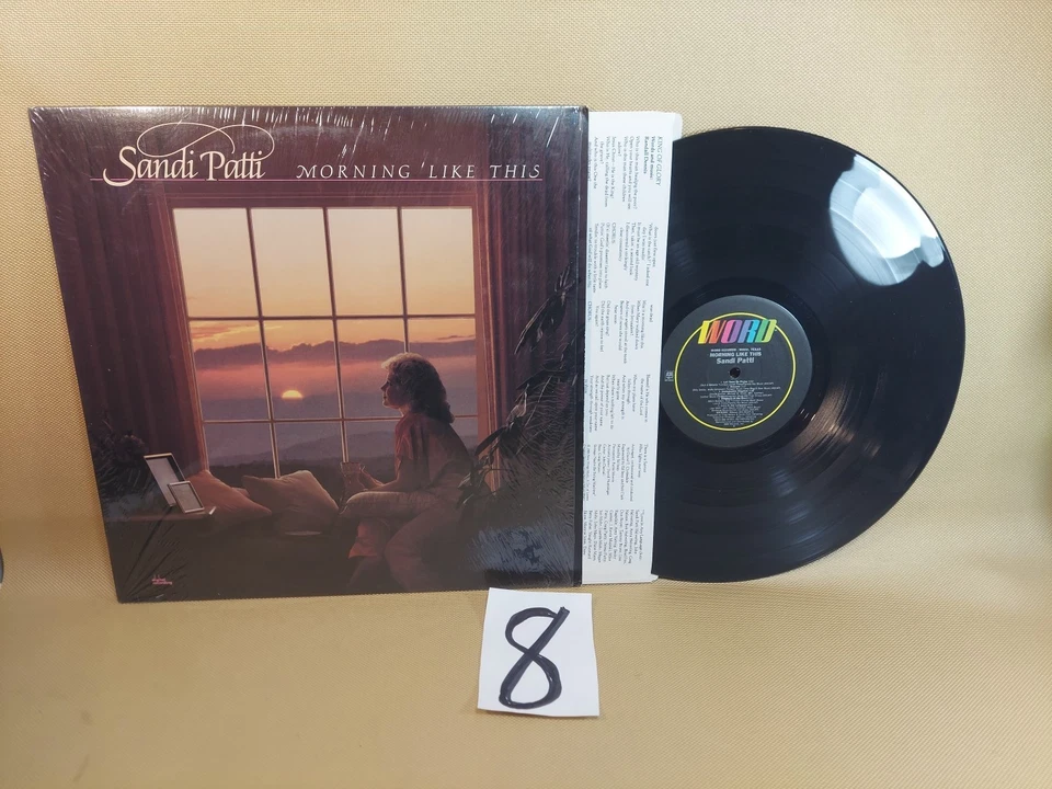 SANDI PATTI "Morning Like This" ORIGINAL VINTAGE VINYL LP in Shrink 1986 EX - Image 1 of 3
