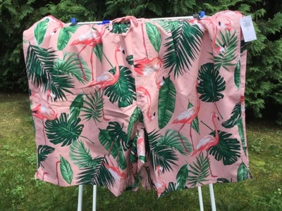 Old Navy swim trunks xxl 2x Tall flamingos pink - Image 1 of 4