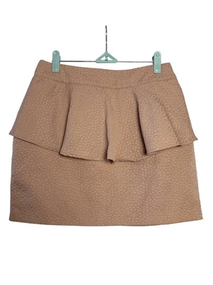 Minifalda Urban Outfitters Silence + Noise Talla 8 Peplum Volantes Rosa Polvorienta Foto 1 de 4