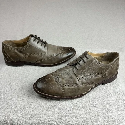 Серые мужские туфли-оксфорды Florsheim Finley 11171 Wingtip Lace 10,5 - Изображение 1 из 4