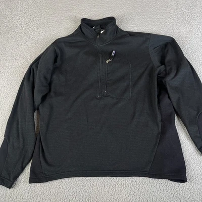 VTG Patagonia R1 Flash Pullover Fleece Mens L Polartec Regulator 1/4 ZIp Sweater - Image 1 of 4