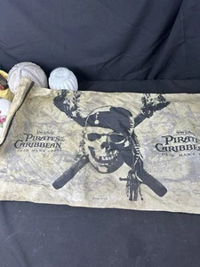 Disney Pirates Of The Caribbean Banner Flag 36” X 18” Dead Mans Chest - Picture 1 of 6