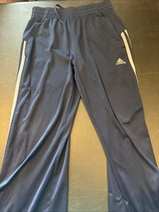 Adidas Track Trainer Pants, Navy, Boy's M (10-12) - Picture 1 of 4