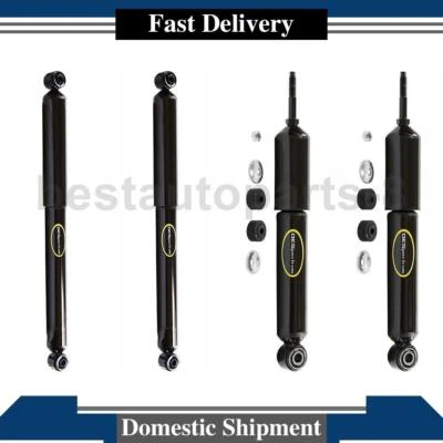 Amortiguadores delanteros traseros puntales 4 piezas para Chevrolet Silverado 1500 HD 2001 2002 2003 Foto 1 de 4