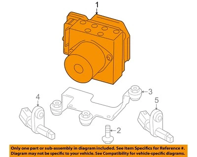 Conjunto de bomba y motor ABS usado se adapta a: Volkswagen Tiguan 2010 montaje grado A Foto 1 de 3