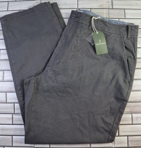 Mutual Weave The Officer Chino Relaxed Fit Slim Pants Gray W 46/32 NWT - Picture 1 of 13