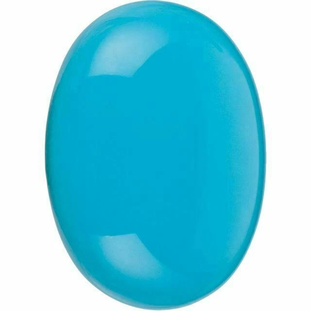 Natural Extra Fine Sleeping Beauty Turquoise - Oval Cabochon - USA - AAA+ Grade - Image 1 of 1