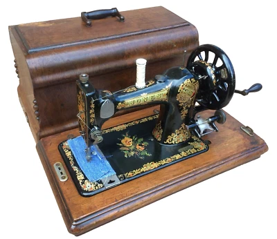Jones hand crank Vintage Sewing Machine - image 1 of 4