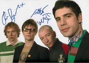 Autógrafos de fotos firmados por The Servant Band de 8x12 pulgadas - Imagen 1 de 1
