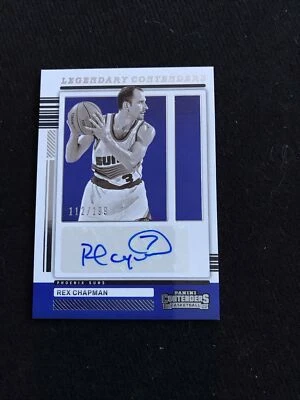Autógrafo legendario Contenders Rex Chapman 2021-22 automático 132/199 Foto 1 de 2