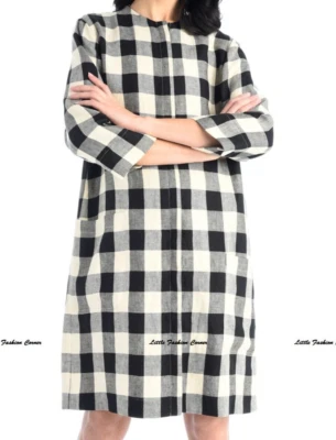 RRP €499🌟 S MAX MARA ЛЬНЯНОЙ Batavia платье USA6_DE36_UK8_FR38_IT40 - Изображение 1 из 4