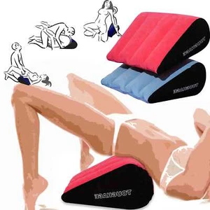 TOUGHAGE Inflatable Pillow Wedge Soft Cushion Couples Love Position Furniture US - Picture 1 of 38