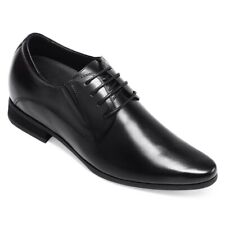US11 CHAMARIPA Elevator Shoes For Men Black Oxford Dress Shoes 8cm/3.15 inches