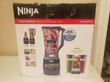Ninja 1100W Professional Blender & 3 Nutri Ninja Cups w/Lids (BL661)