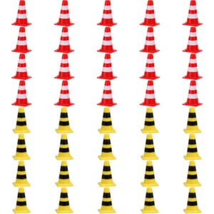 40PCS Mini Traffic Cones Agility Cones Sand Table Ornaments Road Traffic Toys - Picture 1 of 12