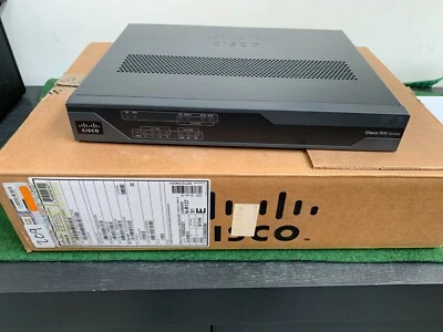 ADSL Modem Router Switch 4 Ports Cisco 888 Multimode 4 Pair G.SHDSL - Image 1 of 4