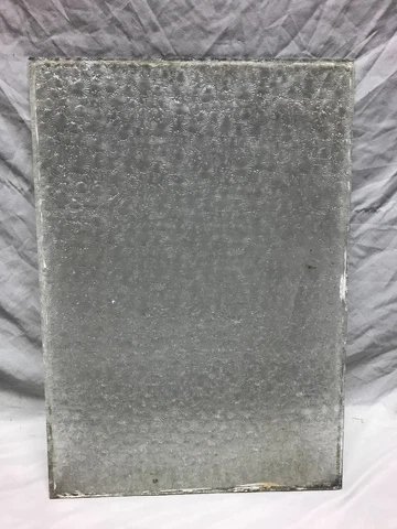 1 Piece VTG 14x20 Florentine Textured Privacy Glass Old More Available 1080-23B Cover