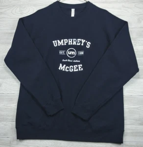 Felpa Umphreys McGee 3XL blu navy pullover fondata 1998 logo UM - Foto 1 di 4
