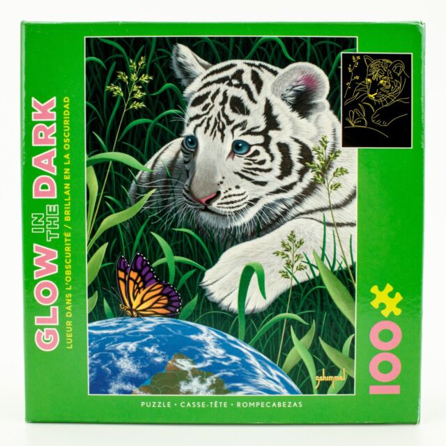 White Tigers of Bengal 63 Piece *Lenticular 3D Effect* Jigsaw