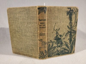 Tarzan Lord of the Jungle ~ Edgar Rice Burroughs ~ Grossett & Dunlap ~ Vtg 1928 - Picture 1 of 8