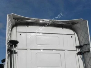 Rear Roof Bar+LED To Fit Scania 4 Series Standard Sleeper Rear Stainless Steel - Picture 1 of 4