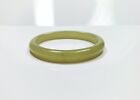 Chinese Antique Hetian Yellow Jade Bangle Qing Dynasty