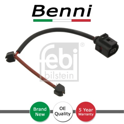 Brake Pad Wear Sensor Rear Benni Fits VW Touareg 2003-2010 Audi Q7 2006-2015 - Image 1 of 2