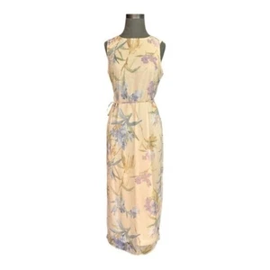SCARLETT Vintage Dress Sheer Pastel Floral Maxi Dress Women’s Dress Size 9/10 - Imagen 1 de 7