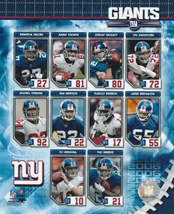 2006 NEW YORK GIANTS TEAM COLLAGE COLOR 8X10 LICENSED NFL PHOTO FILE - Picture 1 of 1
