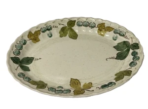 Vineyard by Metlox-Poppytrail -Vernon Ware 12 3/8" Oval Serving Platter - Picture 1 of 2