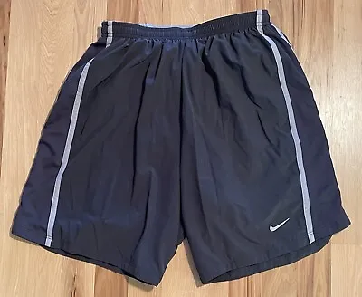 Nike Fit Dry Women’s Running Athletic Lined Gym Shorts Size Small Gray • 10€