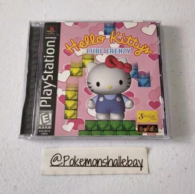 Hello Kitty's Cube Frenzy - Sony Playstation 1 (PS1) *W/ Manual - NTSC* - Image 1 of 3