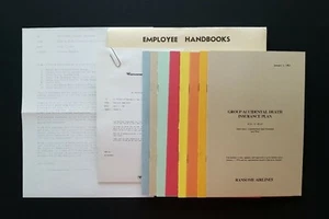 1980's Giles & Ransome, Inc., Ransome Airlines EMPLOYEE HANDBOOKS PACKET - Picture 1 of 12