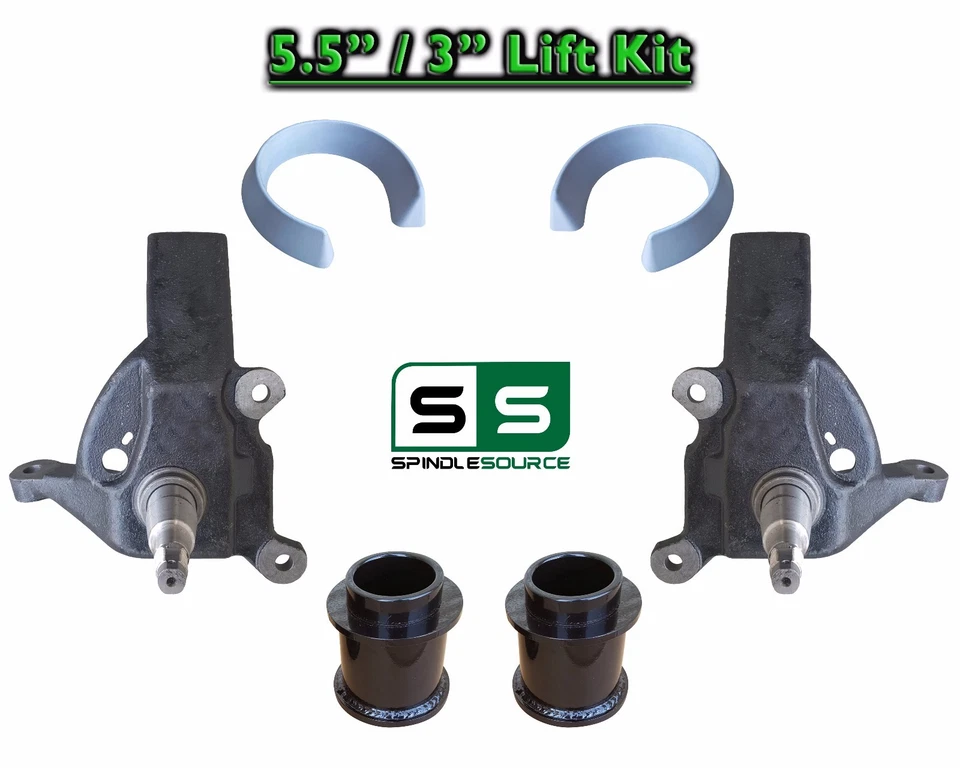 KIT DE ELEVACIÓN ESPACIADORES DE BOBINA DE HUSILLO DE 5,5/3" pulgadas para Ford Expedition 1997-2002 2x2 Foto 1 de 1