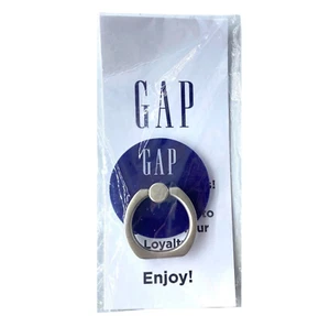 Gap Cell Phone Finger Ring Kickstand Holder 360 Rotation Universal *RARE & NEW* - Picture 1 of 3