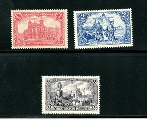 Germany #75-77 (G575) Post Office, Memorial issues, M, LH, FVF, CV$552.50 - Picture 1 of 2