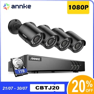 ANNKE 1080P Home CCTV Security Camera System 8CH 16CH DVR Color Night Vision - Picture 1 of 20