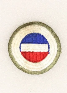 Army patch 6881: - General Headquarters, Reserves - WWII w/OD border - Picture 1 of 2