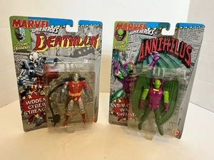 Vintage Toybiz Deathlok & Annihilus Marvel Super Heroes Cosmic Defenders Lot - Picture 1 of 2