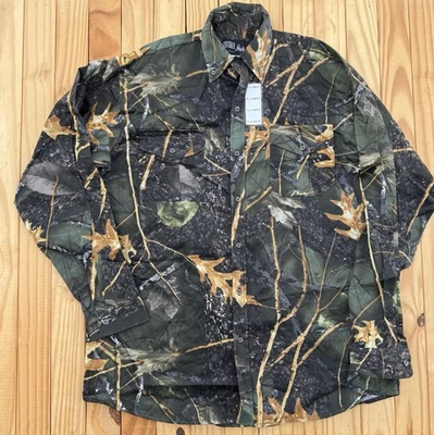 Vintage WFS Element Gear Burly Camo Long Sleeve Button Shirt Men’s XL Hunting - Image 1 of 4