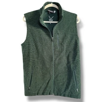 IBEX Scout Jura Merino  Layer Vest Balsam Heather Hunter Green Size Medium - Image 1 of 4