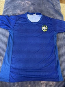 CAMISETA BRASIL AZUL 2019 M MEDIANA 27x19 sin marca A7 - Imagen 1 de 4