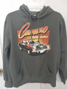 Camero American Muscle Green Mens Med Hoodie Sweatshirt GM Official Lisenced... - Picture 1 of 6