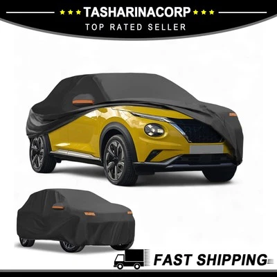 Автомобильные чехлы водонепроницаемые всепогодные для Nissan Juke черные 190T-PU с молнией - Изображение 1 из 4