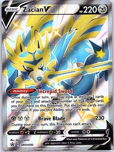 Zacian V - SWSH292 SWSH: Sword & Shield Promo Cards - Pokemon Card - NM - Picture 1 of 2