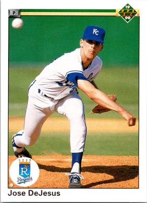 Jose DeJesus Kansas City Royals 1990 Upper Deck #255 - Image 1 of 2