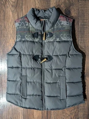 Chaleco acolchado de franela talla M lana cierre al volante talla M talla M talla Foto 1 de 4