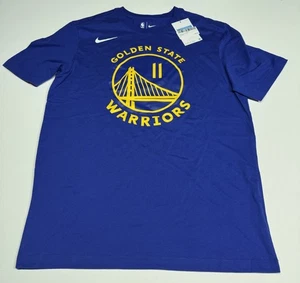 Nike Golden State Warriors TShirt Herren M blau Basketball #11 Thompson NBA Neu mit Etikett - Bild 1 von 9
