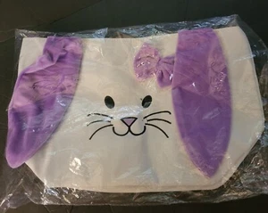 Bunny Tasche mit lila super weichen Ohren & Schleife. Nagelneu in Tasche. - Bild 1 von 3