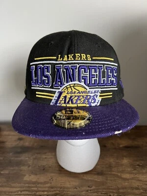 New Era Los Angeles Lakers 9FIFTY Gorra Ajustable Snapback - Púrpura/Dorada 58,7 cm Foto 1 de 4